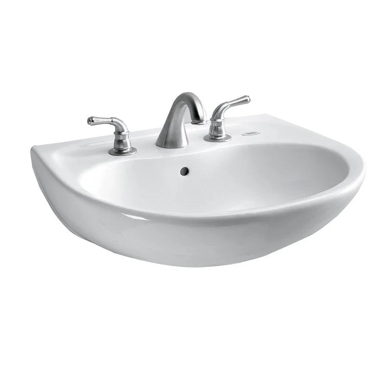 Supreme 22-7/8" Pedestal Sink Top Only with Three Holes