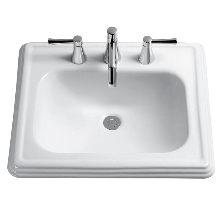 Promenade 22-1/2" Drop-In Bathroom Sink with One Hole