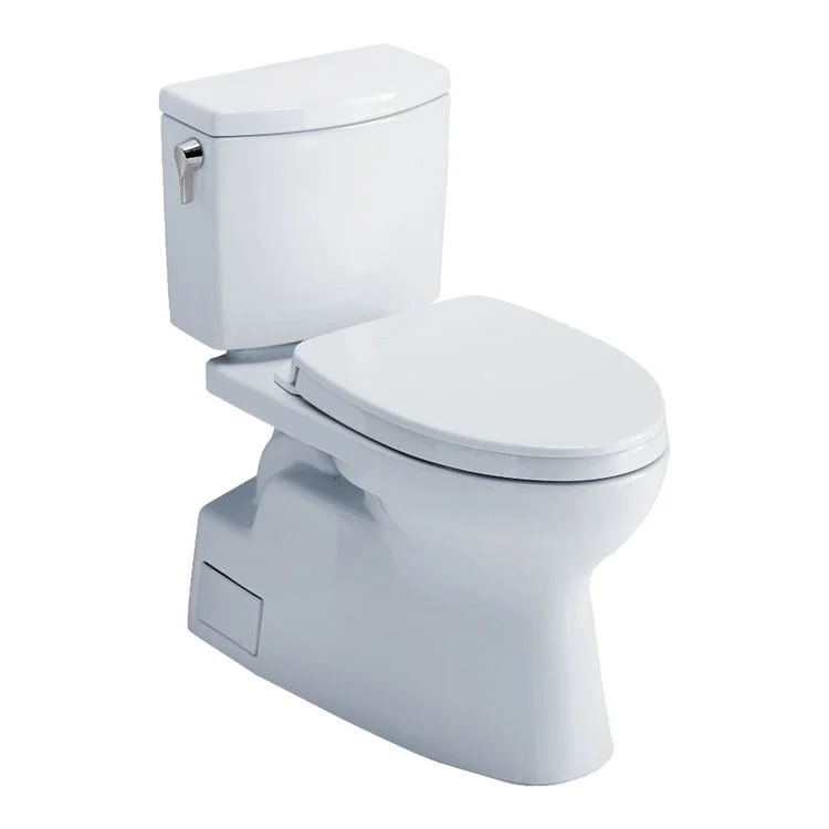 Toilet Vespin II 2 Pieces Universal Height Cotton Elongated ADA 30 Inch 1.0 Gallons per Flush Left Hand Chrome Soft Close