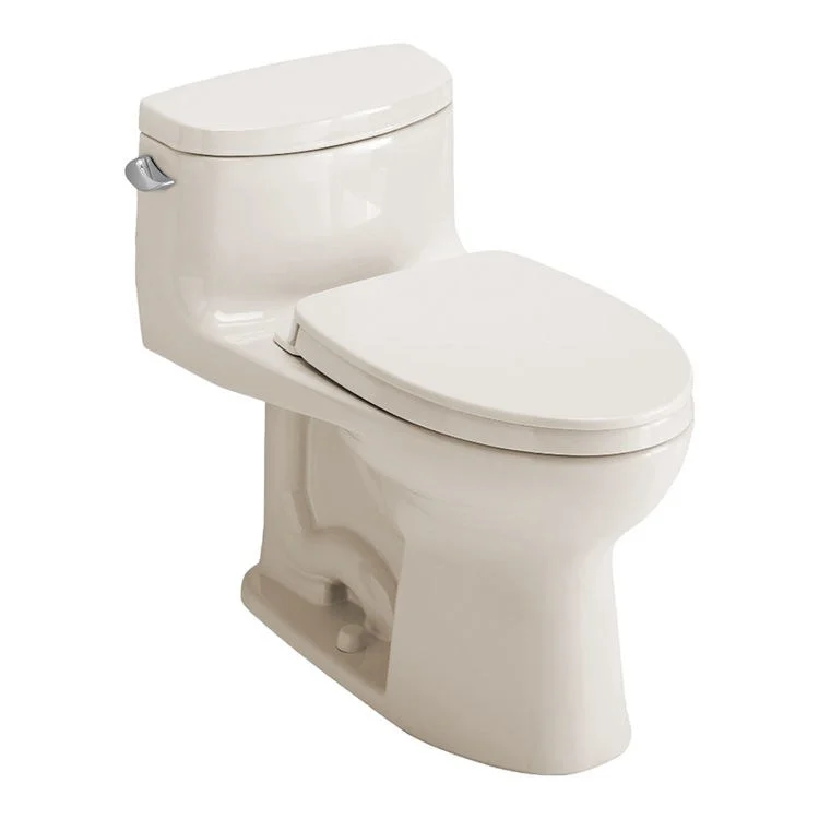 Toilet Supreme ll 1 Pieces Universal Height Washlet Ready Sedona Beige Elongated ADA 25-5/8 Inch 1.28 Gallons per Flush Left Hand Chrome Soft Close